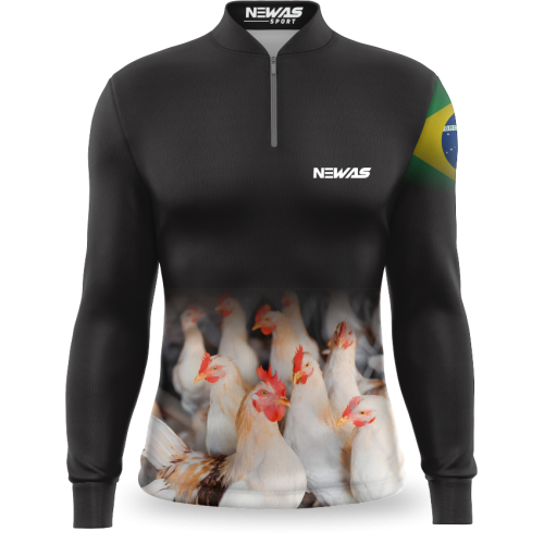 Camisa Agro Newas Avicultura com UV50+