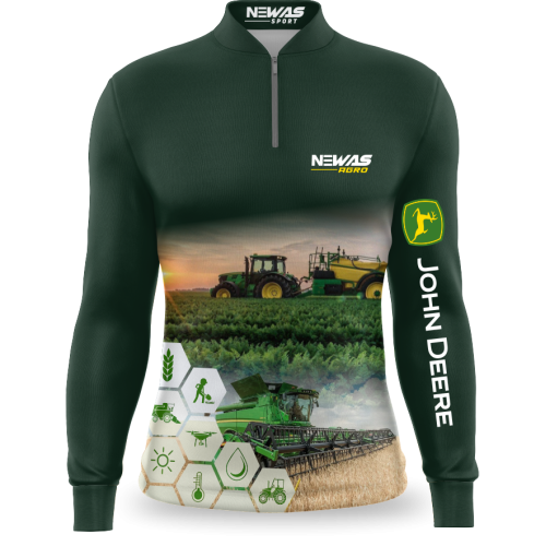 Camisa Agro Newas John Deere com UV50+