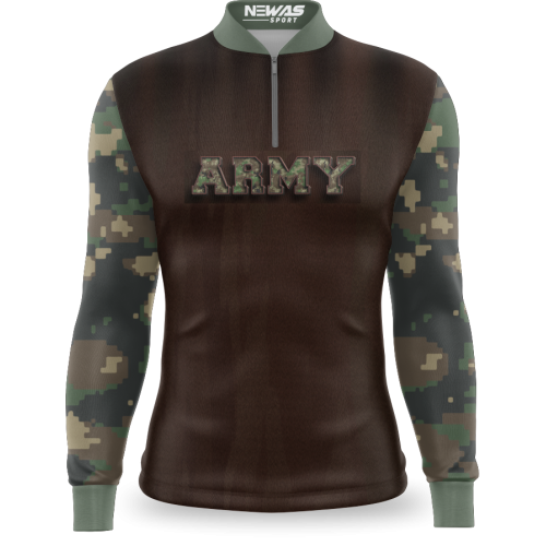 Camisa Caça Newas Army com UV50+