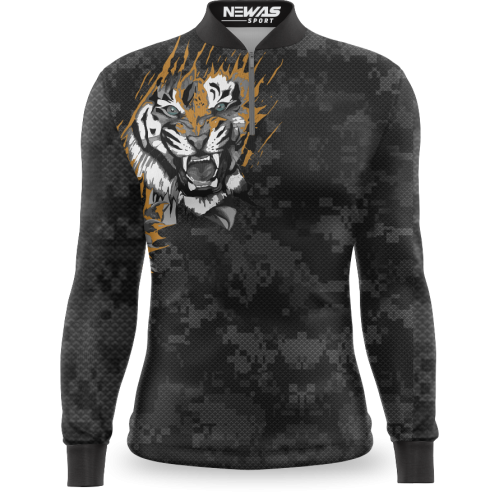 Camisa Caça Newas Tigre com UV50+