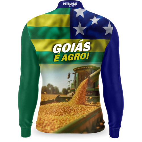 Camisa Agro Newas Estado Goiás com UV50+