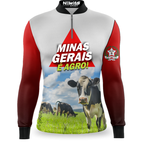 Camisa Agro Newas Estado Minas Gerais com UV50+