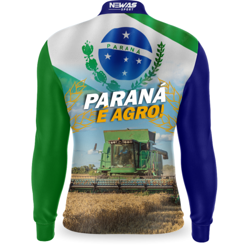 Camisa Agro Newas Estado Paraná com UV50+