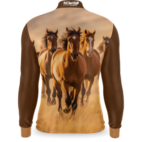 Camisa Newas Cavalos com UV50+
