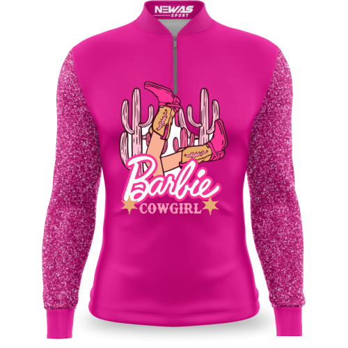 Camisa Agro Newas Barbie com UV50+