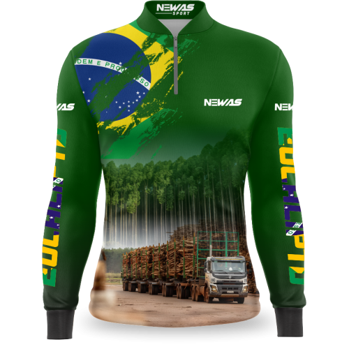 Camisa Agro Newas Eucalipto com UV50+
