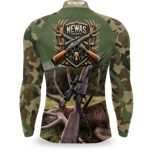 Camisa Caça Newas Verde com UV50+