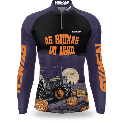 Camisa Agro Newas Halloween 3 com UV50+