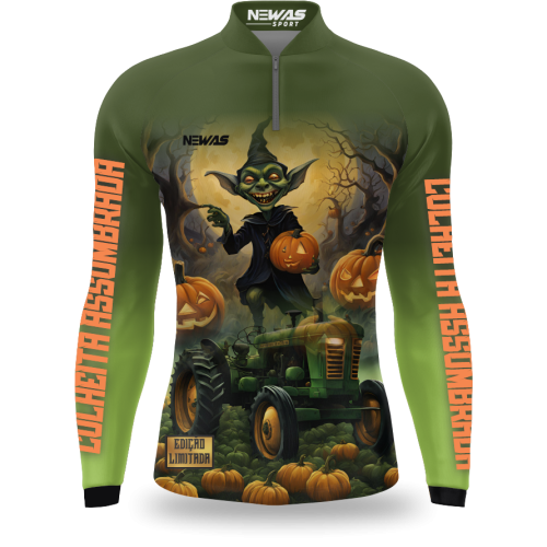 Camisa Agro Newas Halloween com UV50+