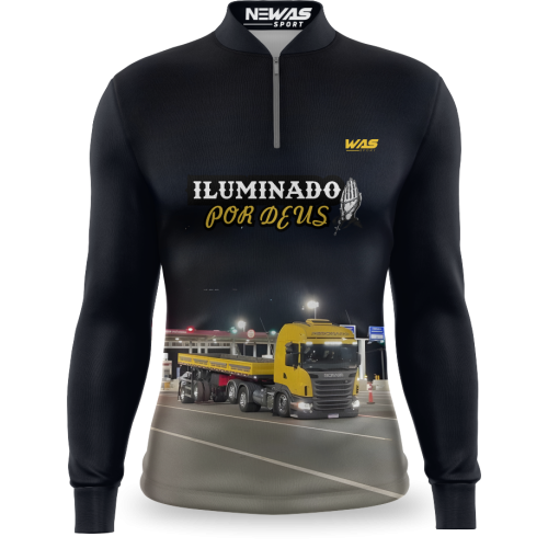 Camisa Newas Carreta Amarelo com UV50+