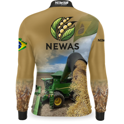 Camisa Agro Newas Soja com UV50+