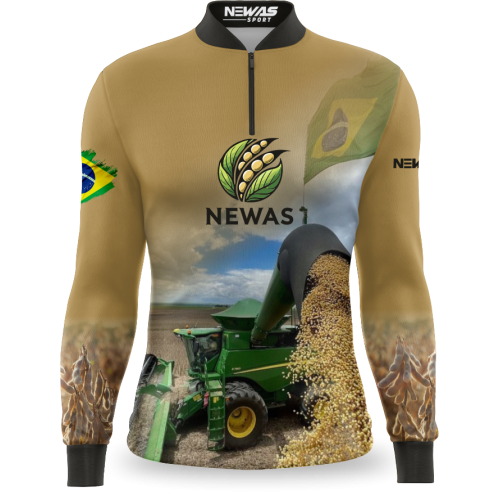 Camisa Agro Newas Soja com UV50+
