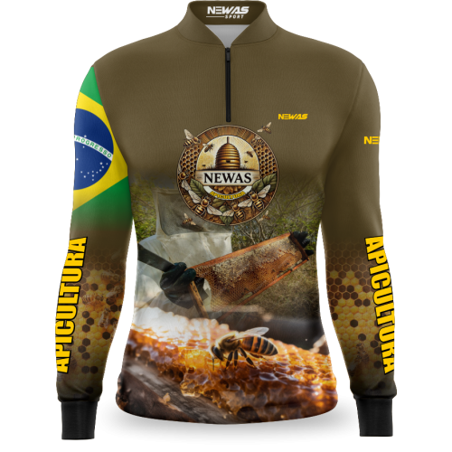 Camisa Agro Newas Apicultura com UV50+