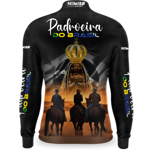 Camisa Agro Newas Padroeira do Brasil com UV50+