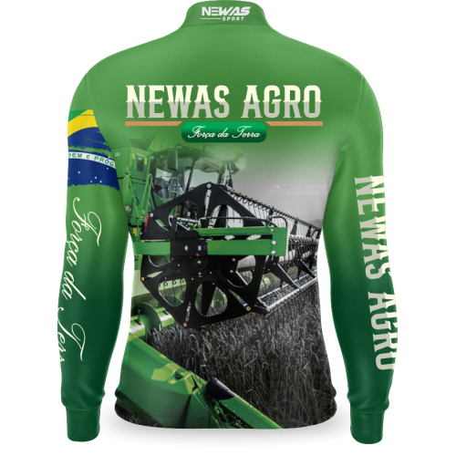 Camisa Agro Newas Força da Terra com UV50+