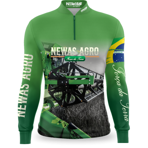 Camisa Agro Newas Força da Terra com UV50+