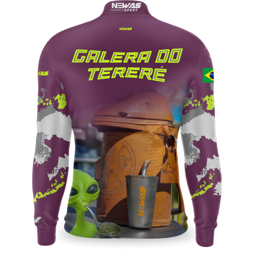 Camisa Agro Newas Galera do Terere com UV50+