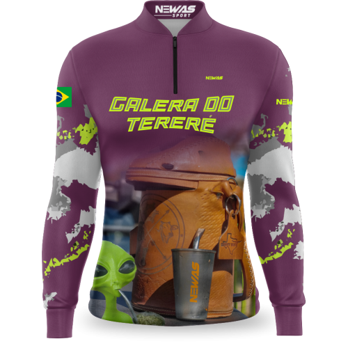 Camisa Agro Newas Galera do Terere com UV50+