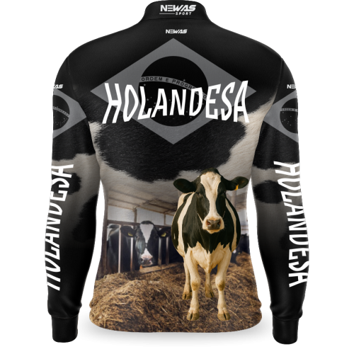 Camisa Agro Newas Vaca Holandesa 2.0 com UV50+
