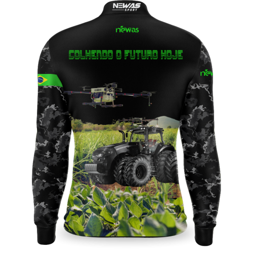 Camisa Agro Newas Colhendo o Futuro com UV50+