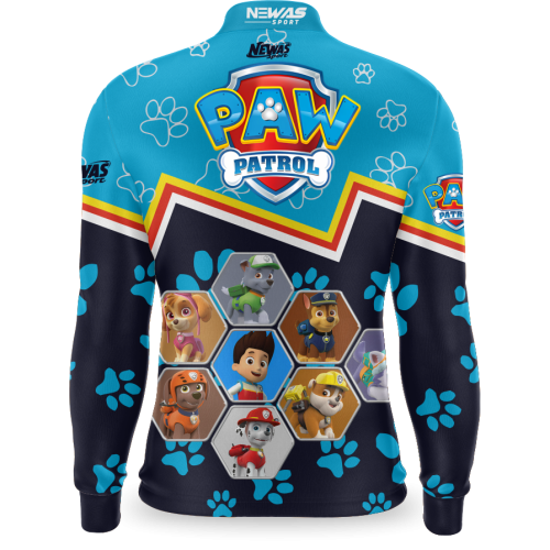 Camisa Newas Infantil Patrulha Canina com UV50+