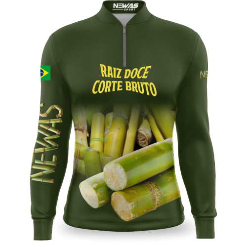 Camisa Agro Newas Cana de Açúcar com UV50+
