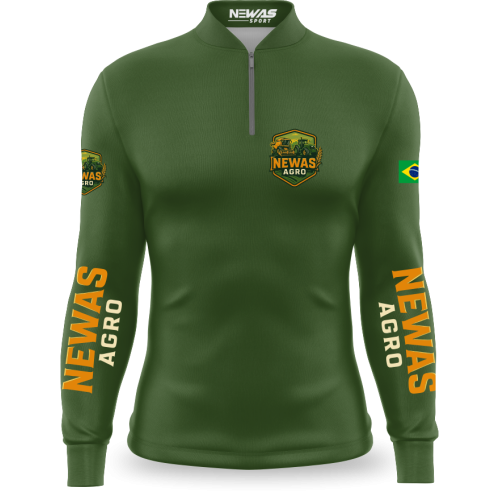 Camisa Agro Newas Verde II com UV50+ 