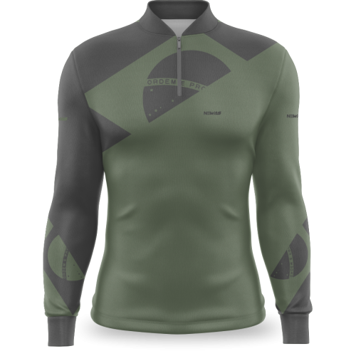 Camisa Agro Newas Brasil Verde com UV50+