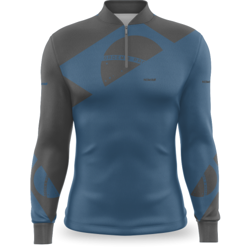 Camisa Agro Newas Brasil Azul com UV50+