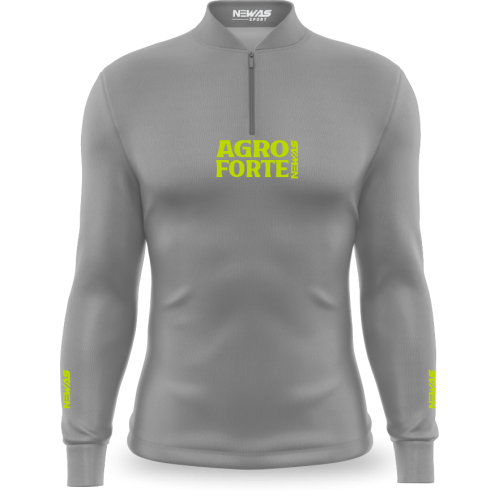 Camisa Agro Newas Agro Forte Cinza com UV50+