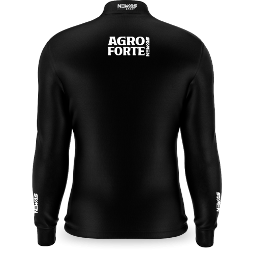Camisa Agro Newas Agro Forte Preta com UV50+