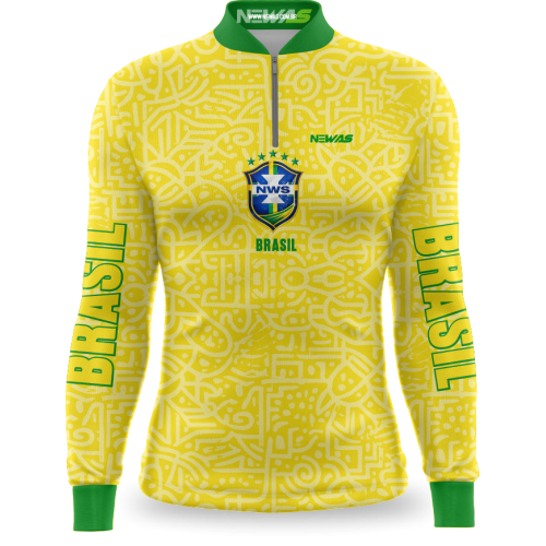 Camisa Newas Brasil Edição Limitada com Proteção UV50+