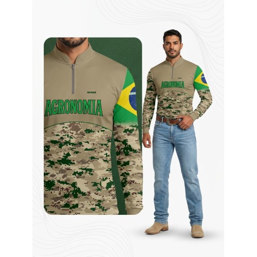 Camisa Agro Newas Agronomia 2.1 com UV50+
