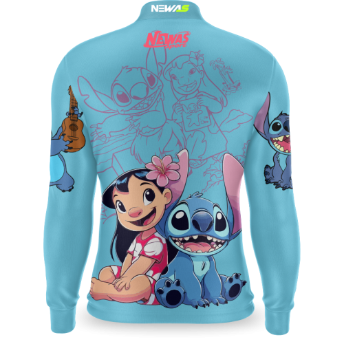 Camisa Newas Stitch Azul com UV50+