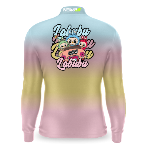 Camisa Newas Infantil Labubu com UV50+