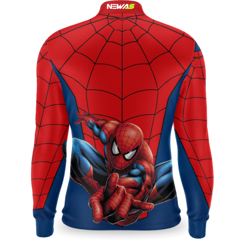 Camisa Newas Infantil Homem Aranha com UV50+