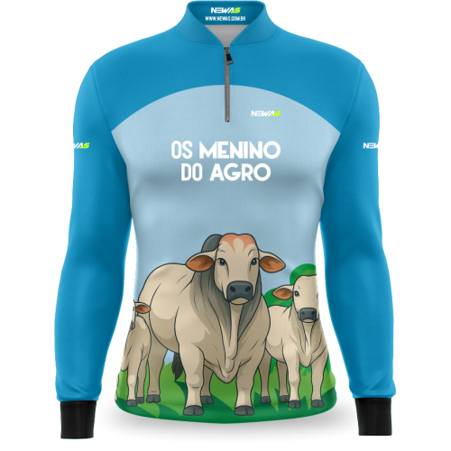 Camisa Newas Agro Kids Os Menino Do Agro Com UV50+