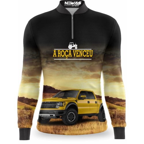 Camisa Agro Newas A Roça Venceu com UV50+