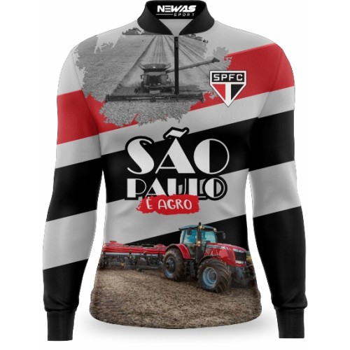 Camisa Agro Newas São Paulo com UV50+