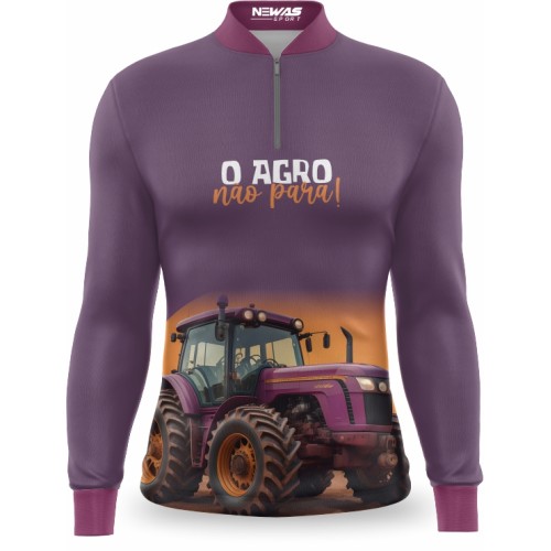 Camisa Agro Newas O Agro Não Para com UV50+