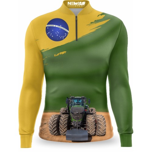 Camisa Agro Newas Brasil 2 com UV50+