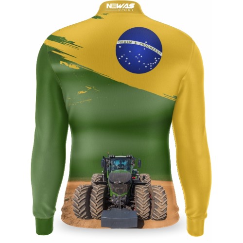 Camisa Agro Newas Brasil 2 com UV50+