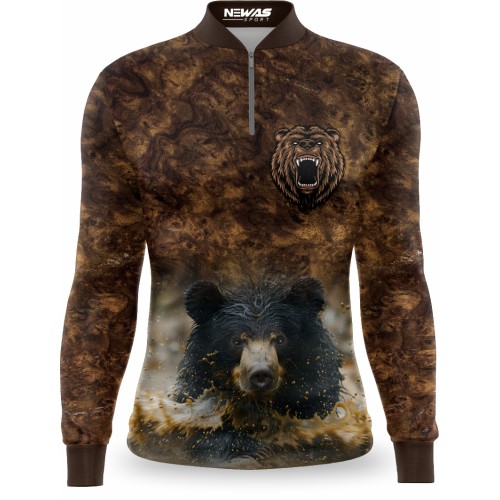Camisa Caça Newas Urso com UV50+