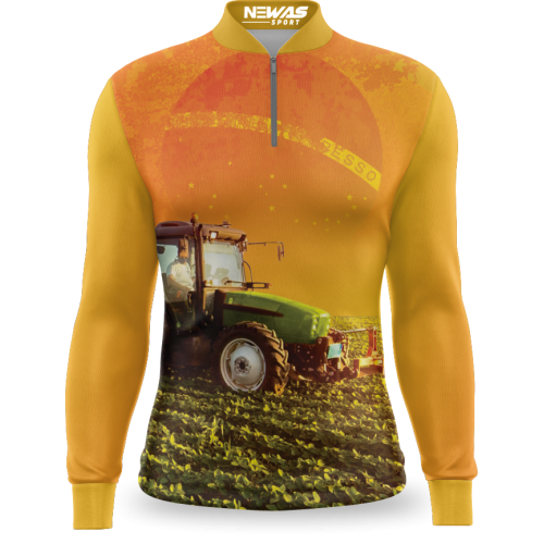 Camisa Agro Newas Amarelo com UV50+