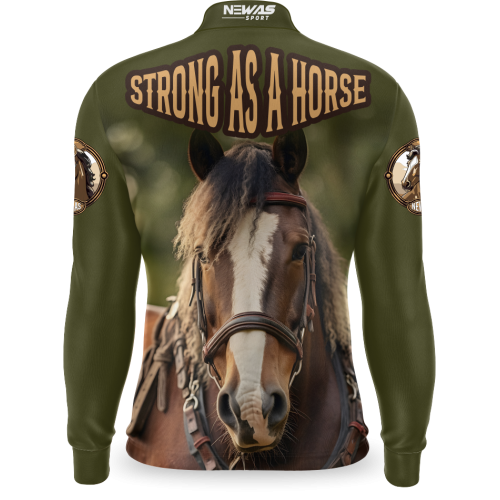 Camisa Newas Cavalo Verde com UV50+