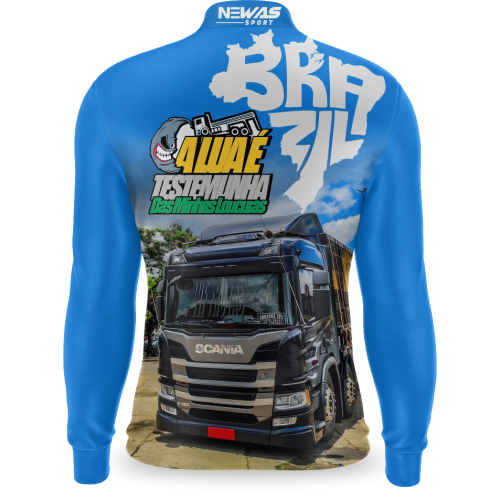 Camisa Newas Carreta Brasil com UV50+