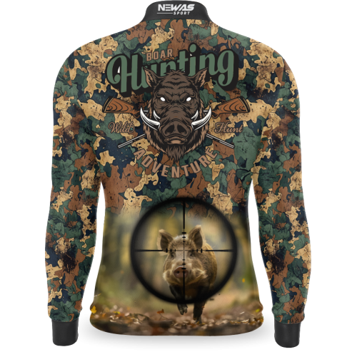 Camisa Caça Newas Javali com Uv50+