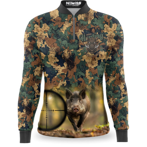 Camisa Caça Newas Javali com Uv50+