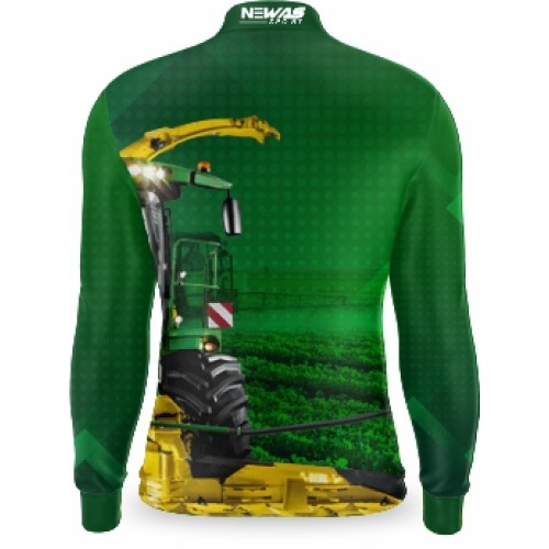 Camisa Agro Newas Verde com UV50+