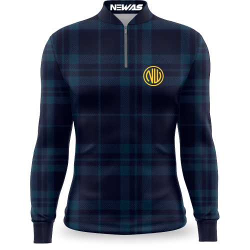 Camisa Agro Newas Xadrez Azul com UV50+